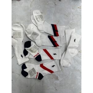 New No/tags  6 Pairs  POLO Ralph Lauren Socks Boys 4-7